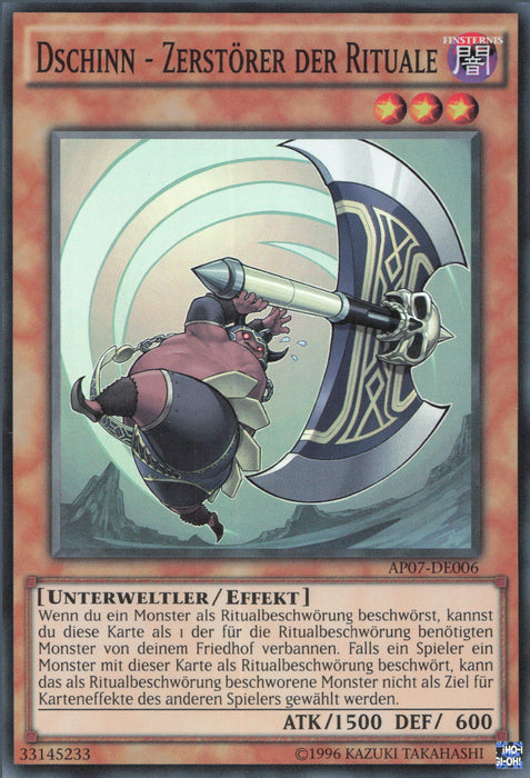 Dschinn - Zerstörer der Rituale AP07-DE006 Super Rare