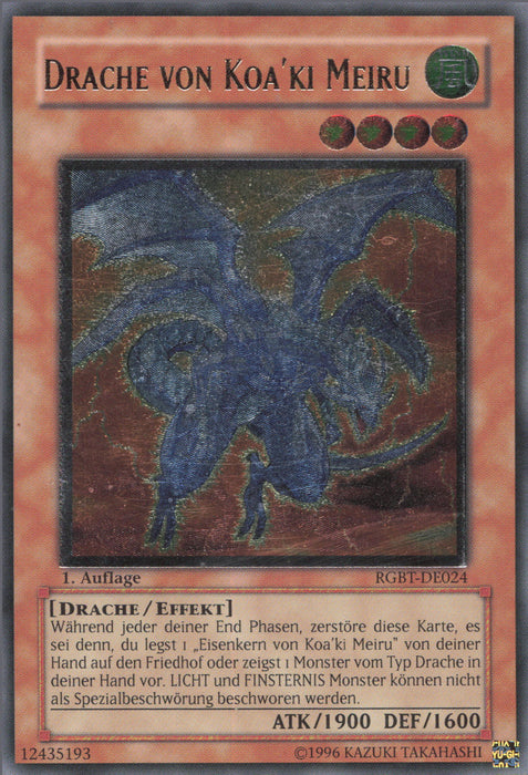 Drache von Koa'ki Meiru (V.2) RGBT-DE024 Ultimate Rare