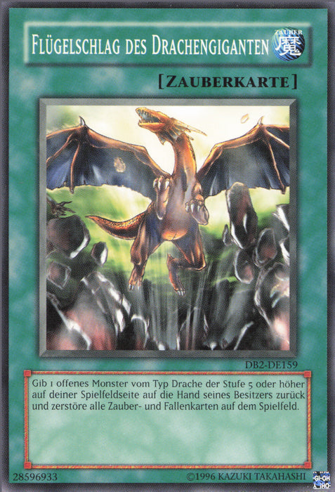 Flügelschlag des Drachengiganten DB2-DE159 Common