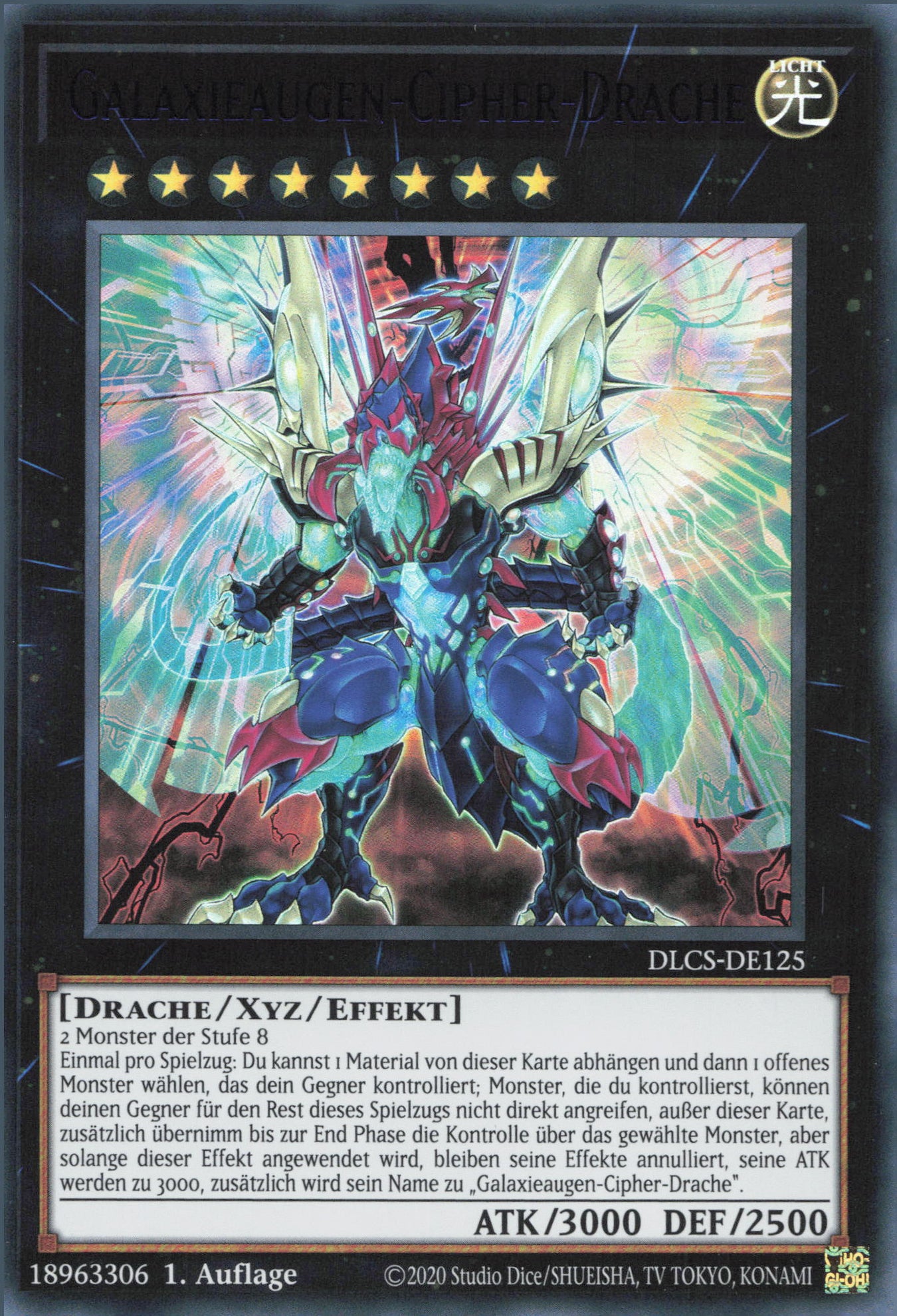 Yu-Gi-Oh! Galaxieaugen-Cipher-Drache (V.2)