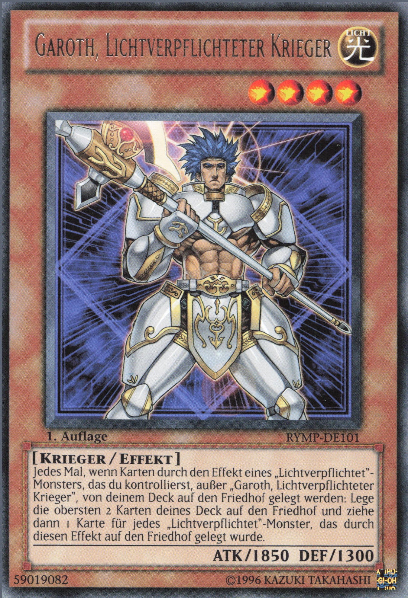 Yu-Gi-Oh! Garoth, Lichtverpflichteter Krieger
