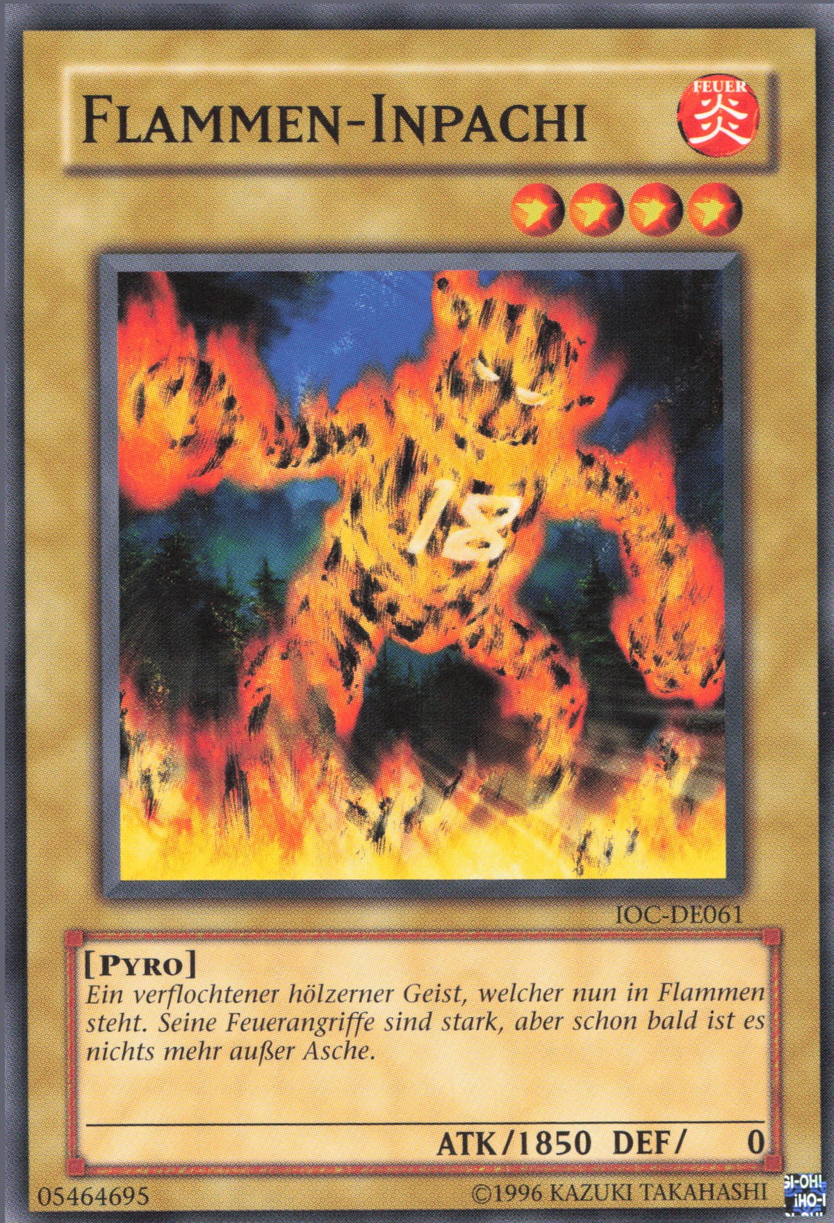 Yugioh Flammen-Inpachi (V.1) IOC-DE061 Common Deutsch kaufen ...