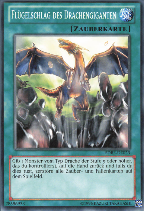 Flügelschlag des Drachengiganten SDBE-DE023 Common