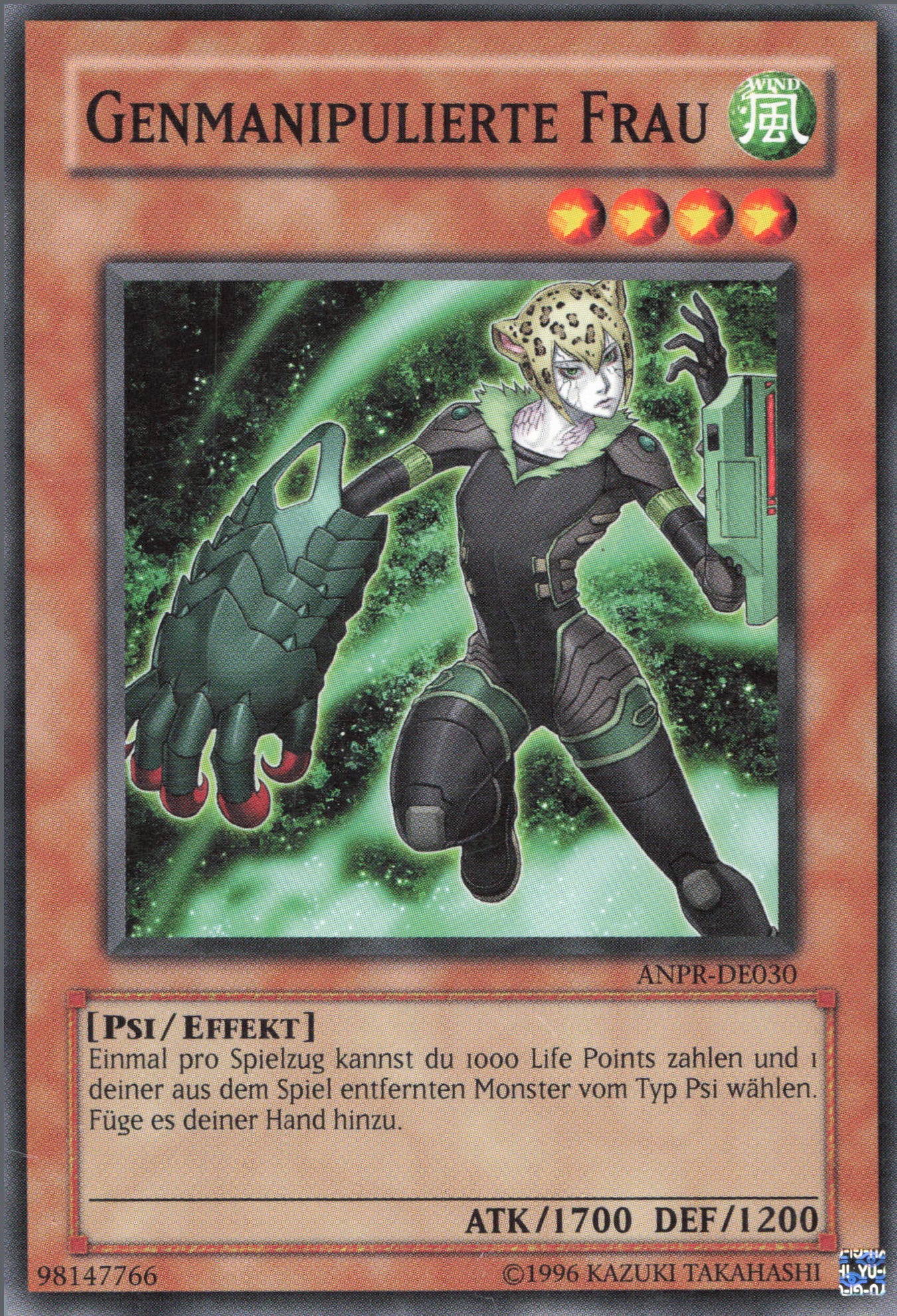 Yu-Gi-Oh! Genmanipulierte Frau
