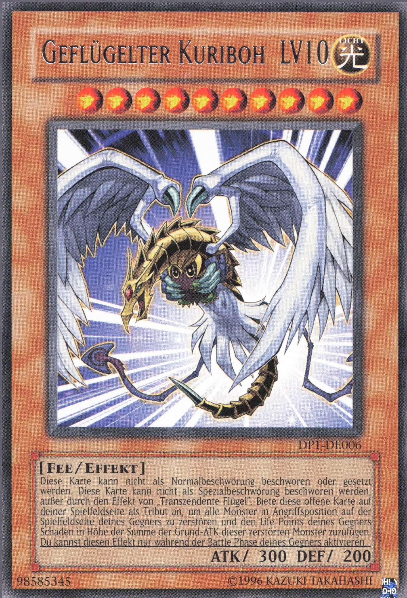 Yu-Gi-Oh! Geflügelter Kuriboh LV10