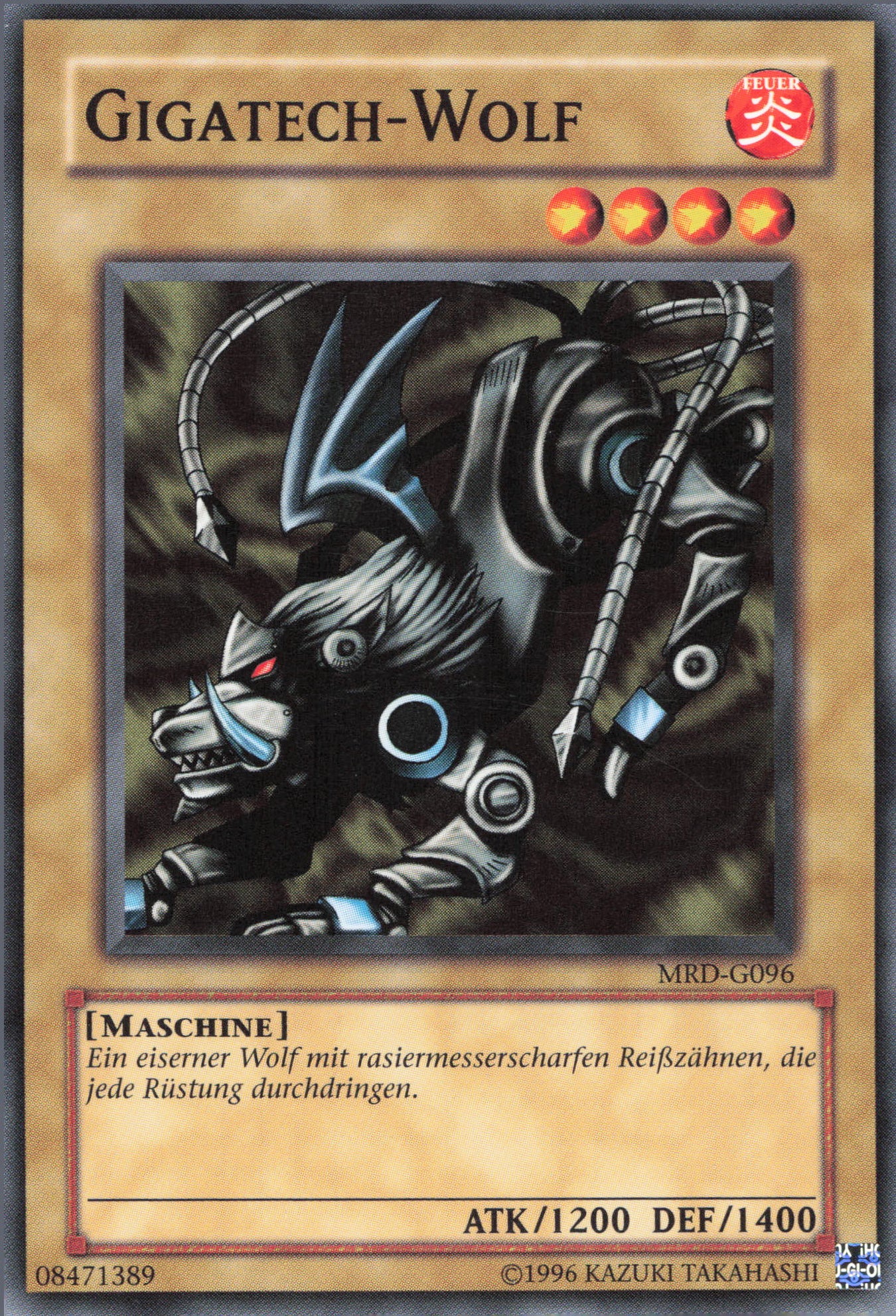 Yu-Gi-Oh! Gigatech-Wolf