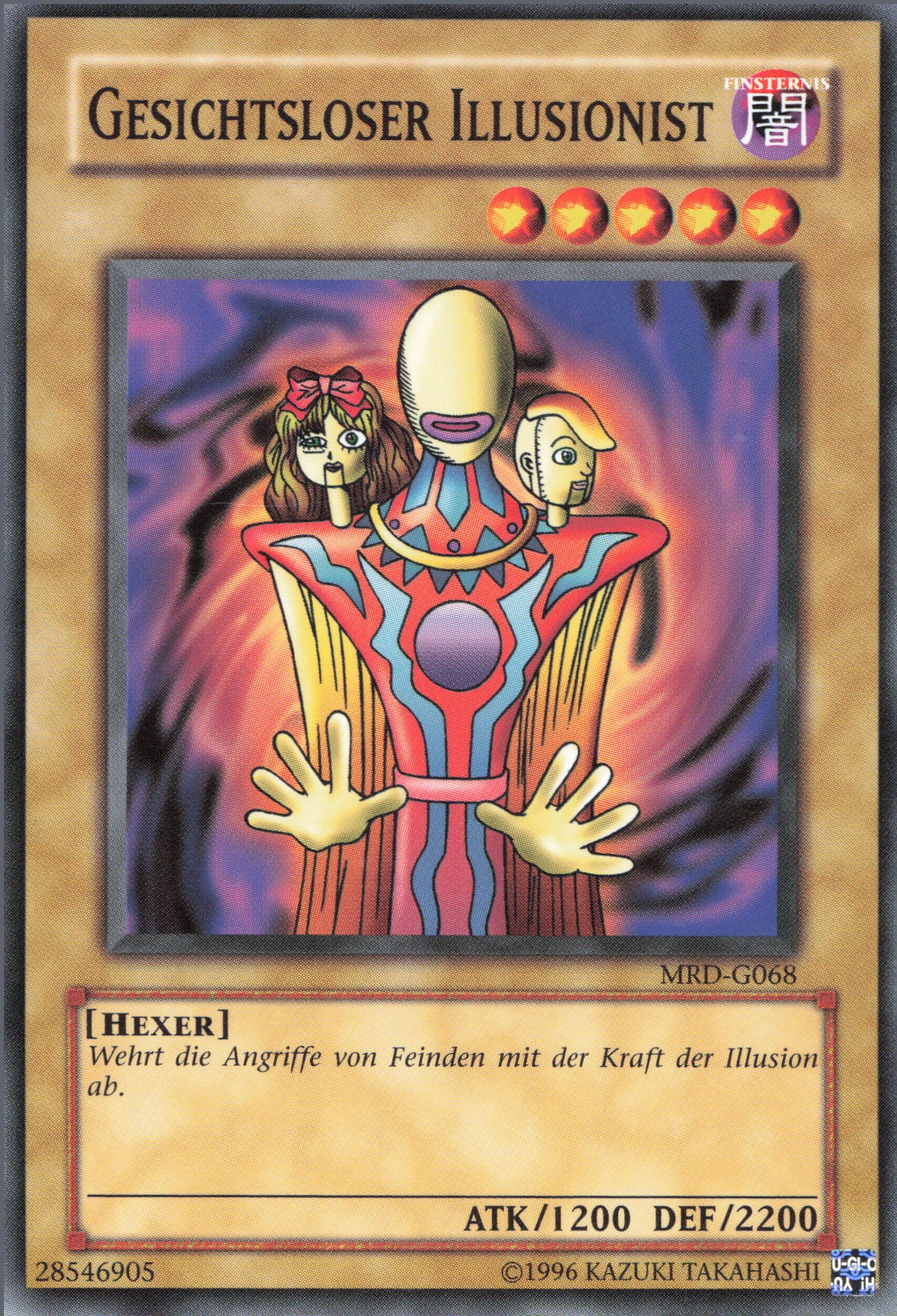 Yu-Gi-Oh! Gesichtsloser Illusionist (V.1)
