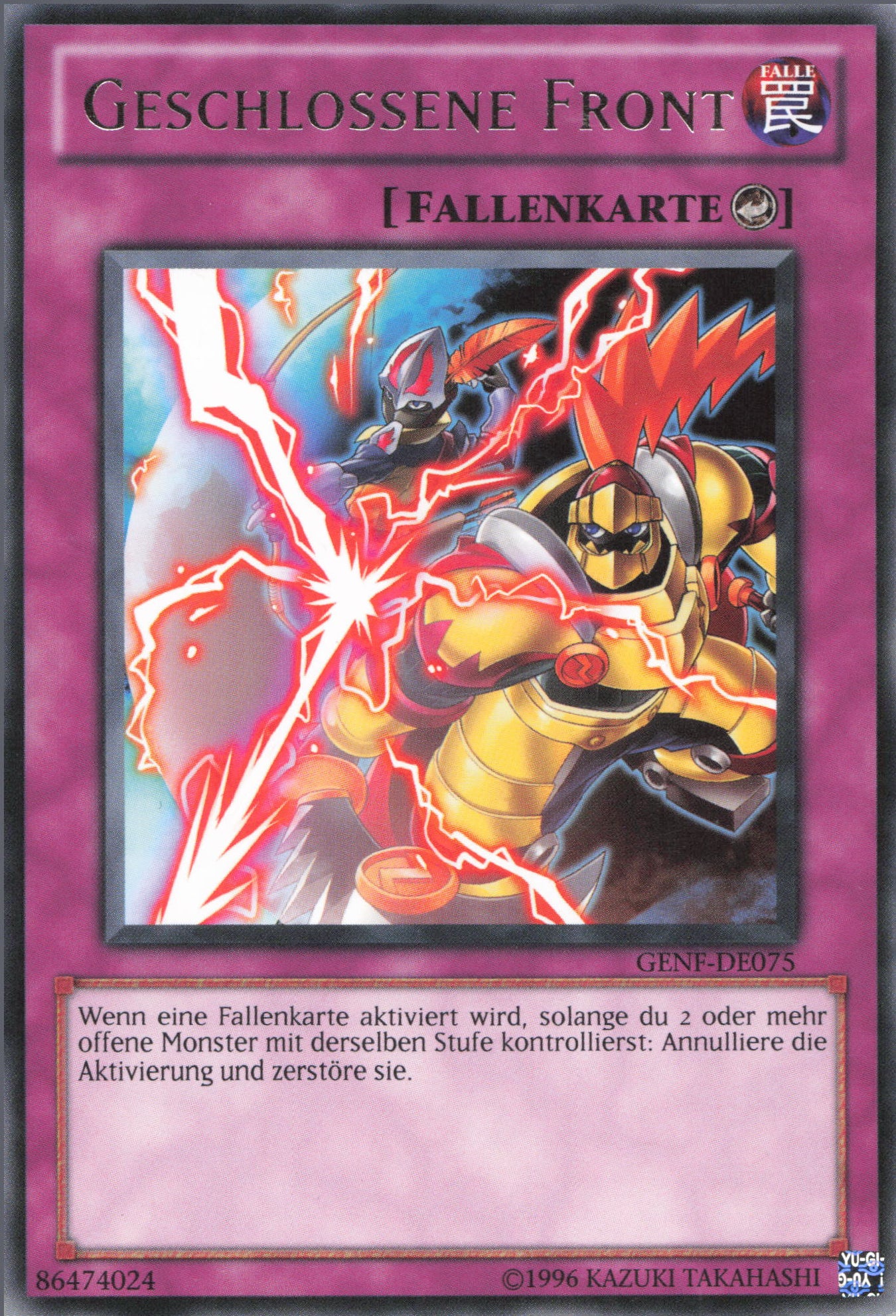 Yu-Gi-Oh! Geschlossene Front