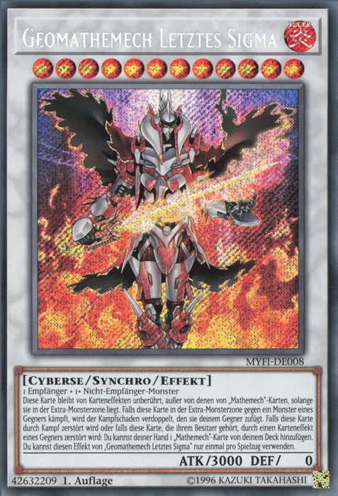 Geomathemech Letztes Sigma MYFI-DE008 Secret Rare