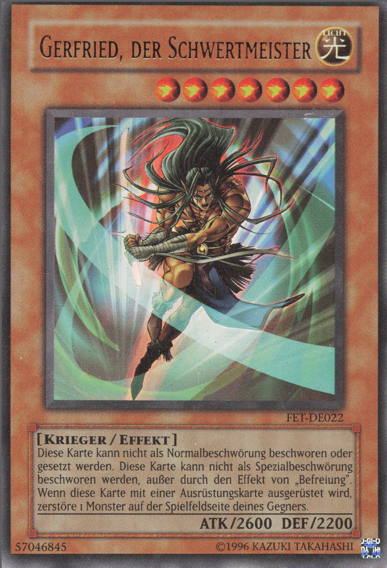 Yu-Gi-Oh! Gerfried, der Schwertmeister (V.1)