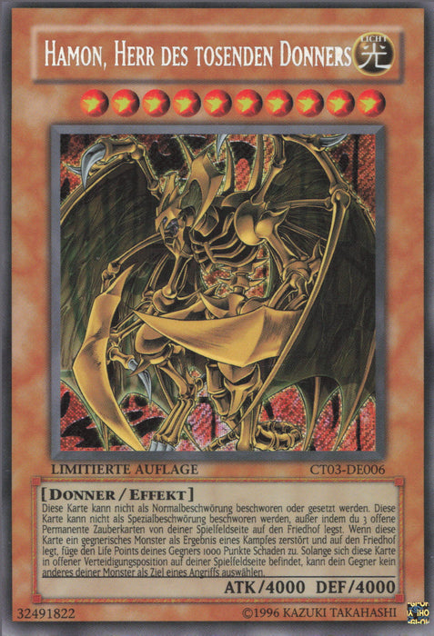 Hamon, Herr des tosenden Donners CT03-DE Secret Rare