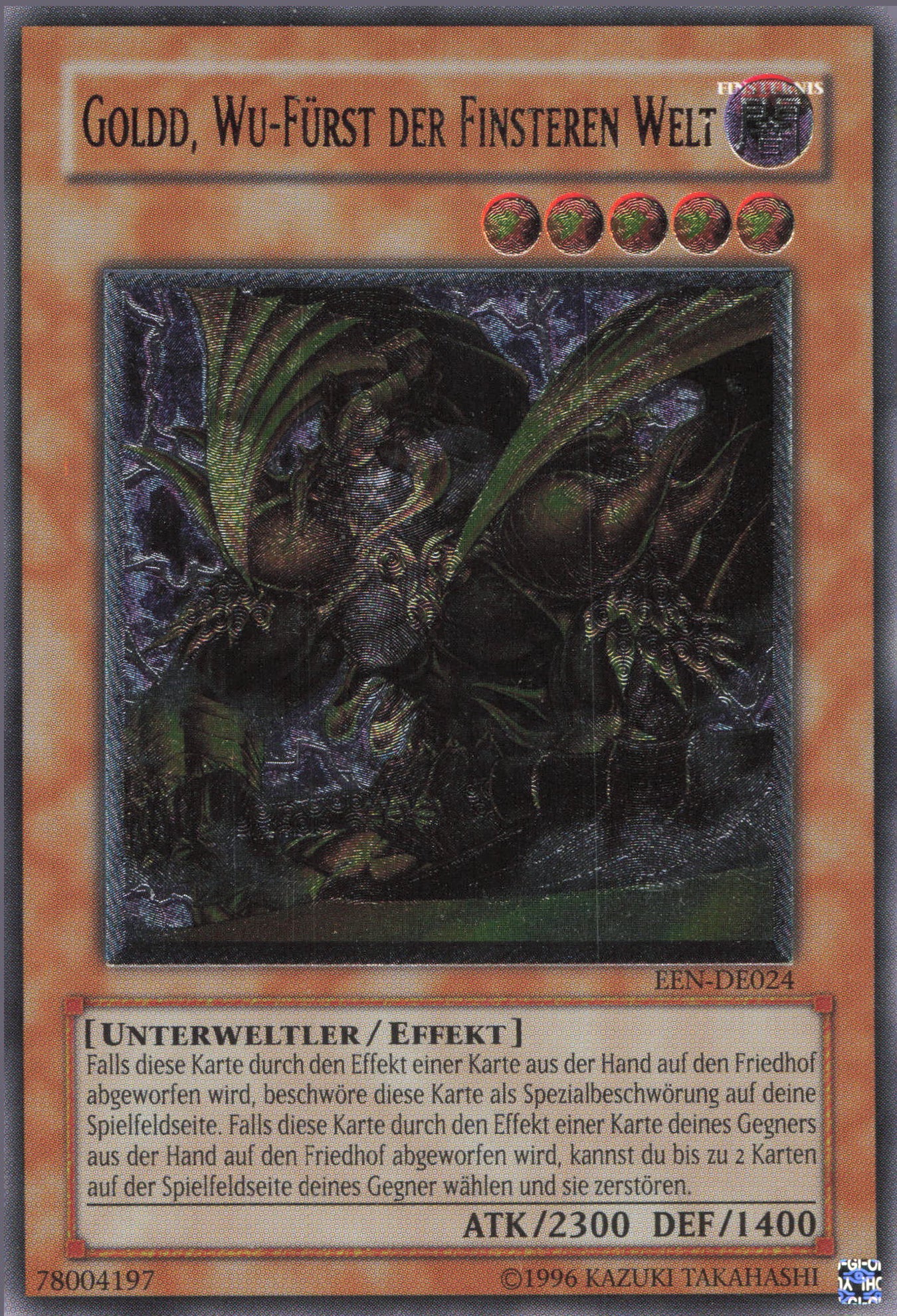 Yu-Gi-Oh! Goldd, Wu-Fürst der Finsteren Welt (V.2)
