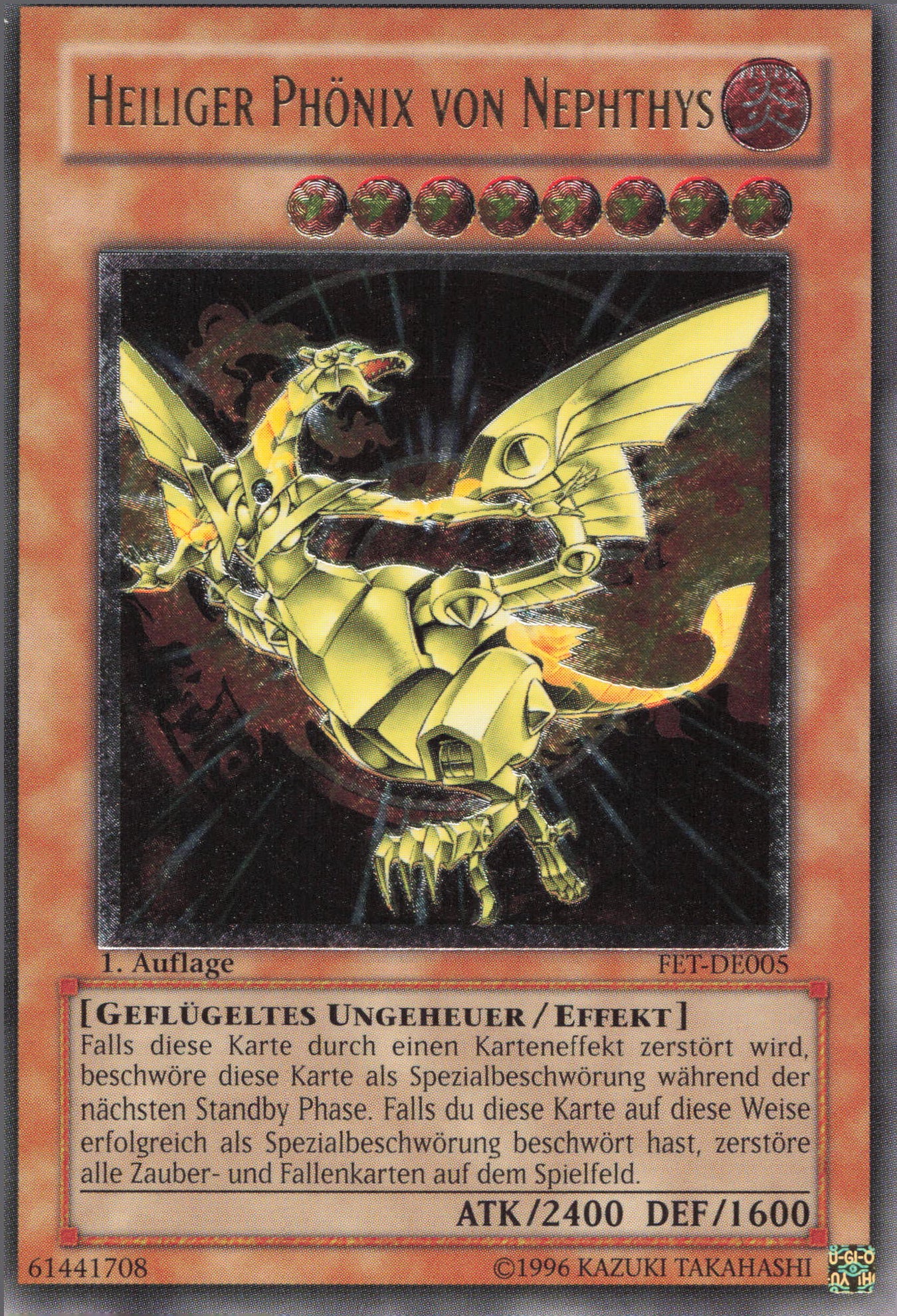 Yu-Gi-Oh! Heiliger Phönix von Nephthys (V.2)