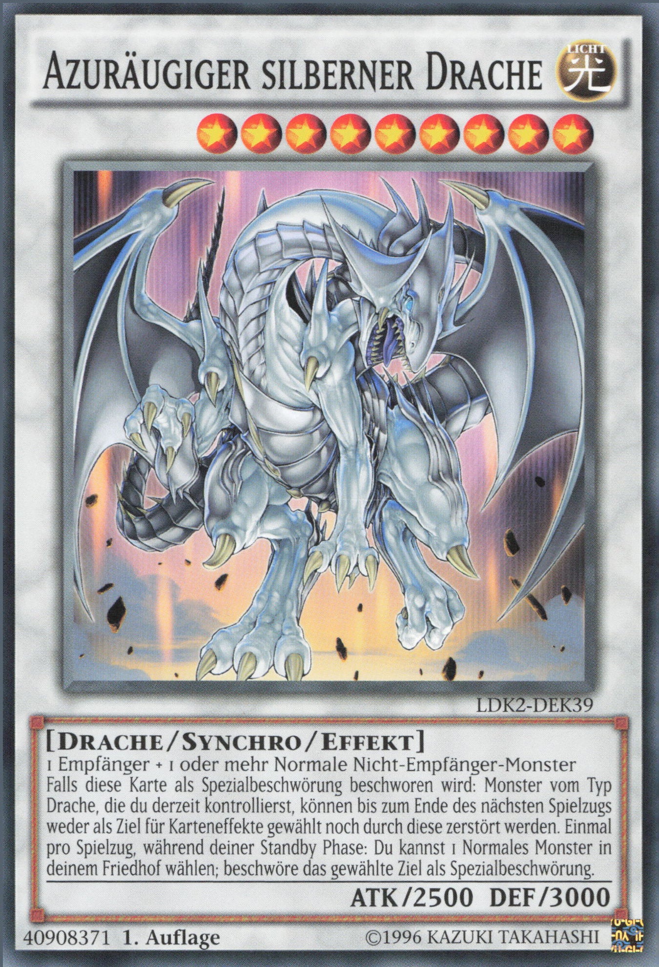 Yu-Gi-Oh! Himmelblauäugiger silberner Drache