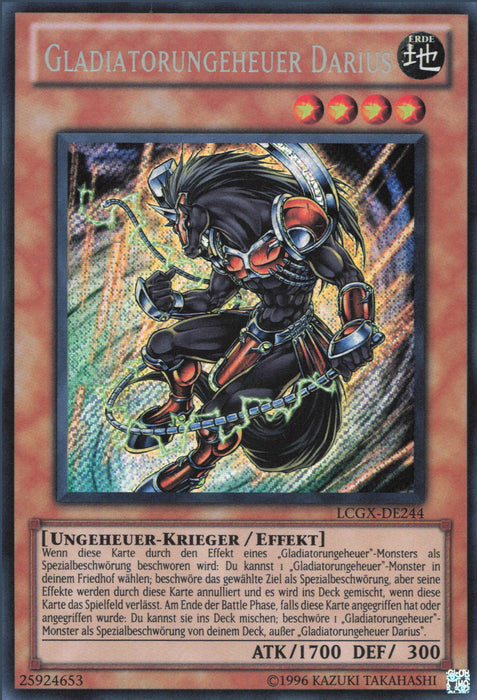 Gladiatorungeheuer Darius LCGX-DE244 Secret Rare