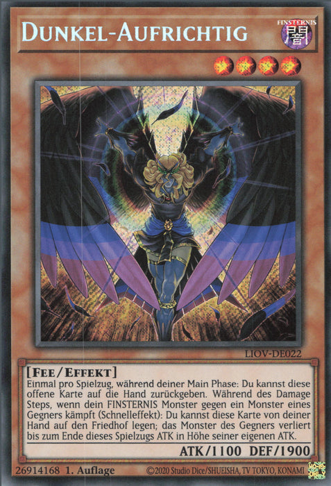 Dunkel-Aufrichtig LIOV-DE022 Secret Rare