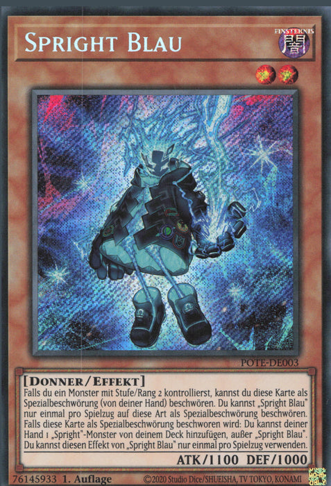 Spright Blau POTE-DE003 Secret Rare