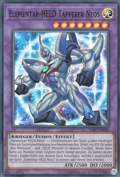 Elementar-HELD Tapferer Neos SAST-DE035 Super Rare