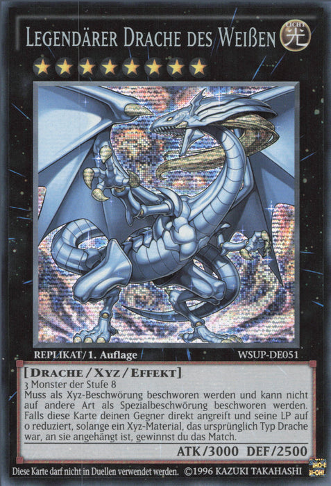 Legendärer Drache des Weißen WSUP-DE051 Secret Rare