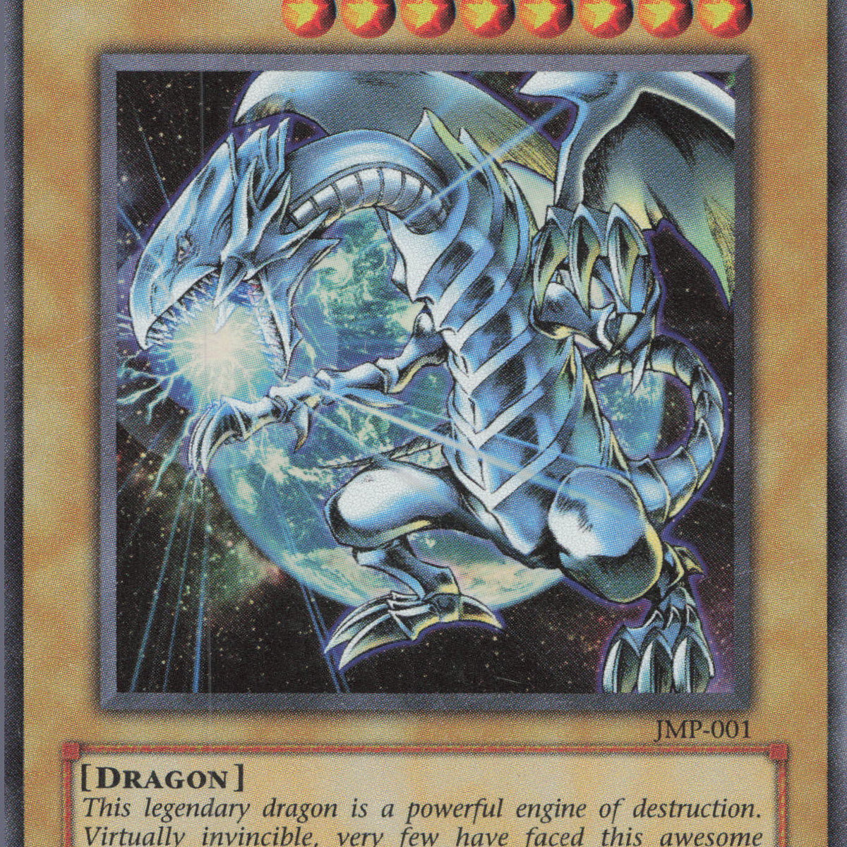 Yugioh Blauäugiger w. Drache (V.1) JUMP-DE001 Ultra Rare Deutsch