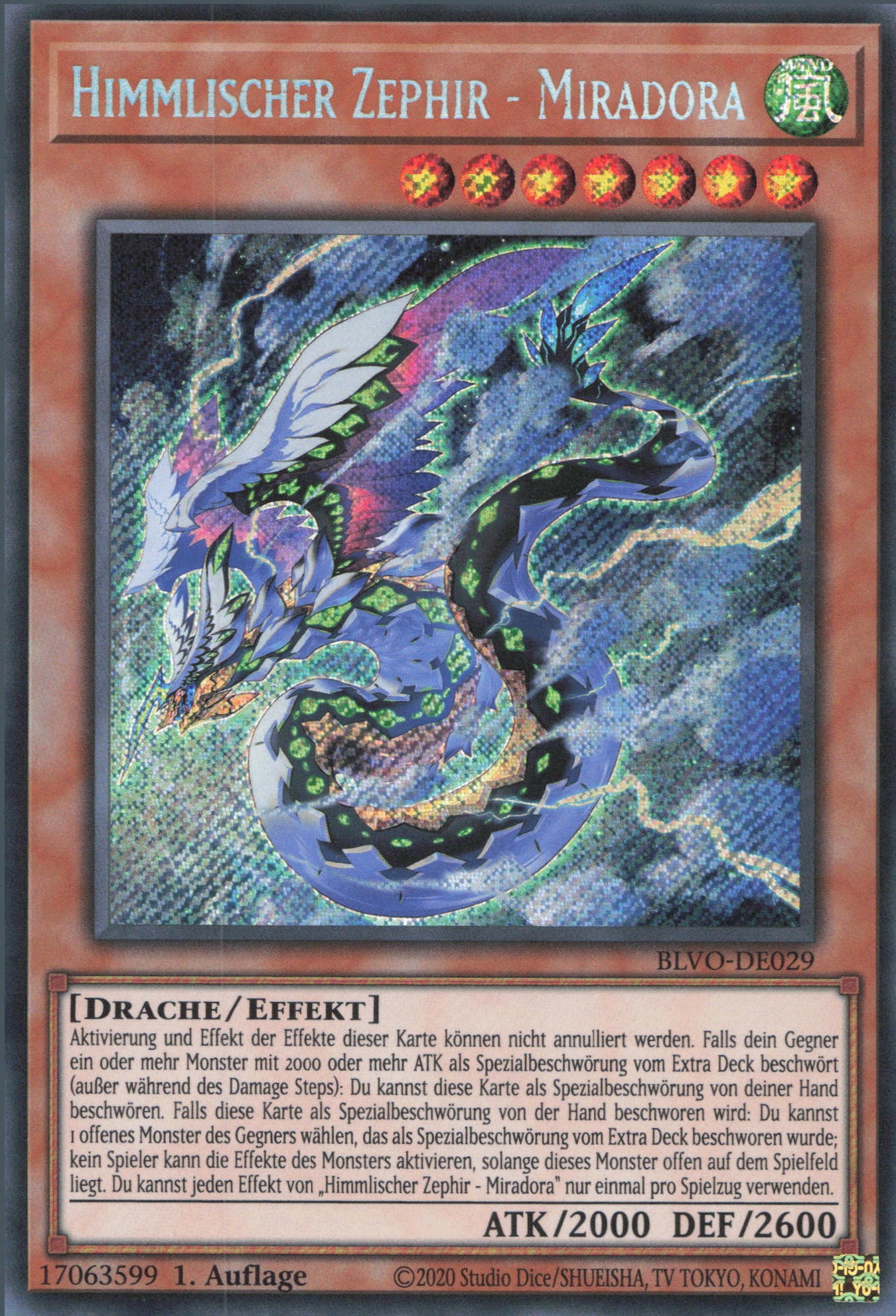 Yu-Gi-Oh! Himmlischer Zephir - Miradora (V.1)