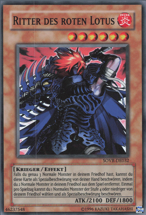 Ritter des roten Lotus SOVR-DE032 Super Rare