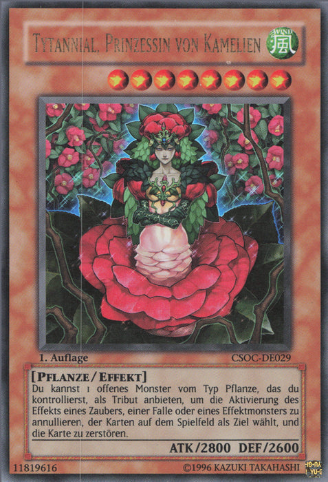 Tytannial, Prinzessin von Kamelien (V.1) CSOC-DE029 Ultra Rare