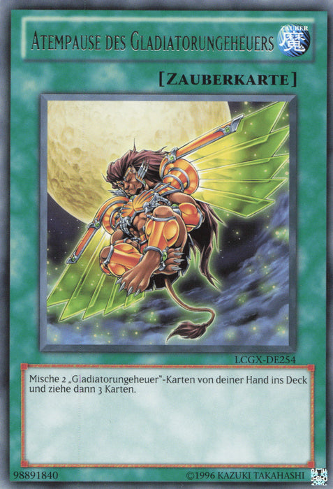 Atempause des Gladiatorungeheuers LCGX-DE254 Rare