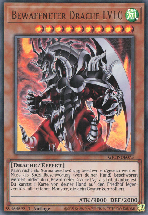 Bewaffneter Drache LV10 GFTP-DE075 Ultra Rare