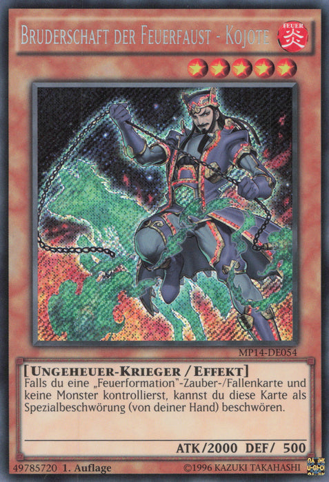 Bruderschaft der Feuerfaust - Kojote MP14-DE054 Secret Rare