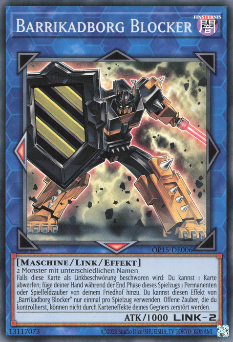Barrikadborg Blocker OP15-DE006 Super Rare