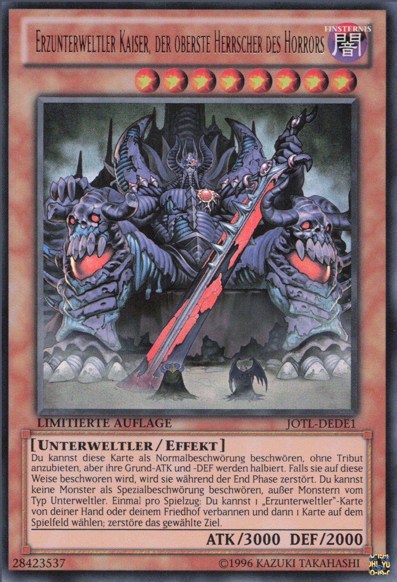 Yu-Gi-Oh! Erzunterweltler Kaiser, der oberste Herrscher des Horrors (V.2)