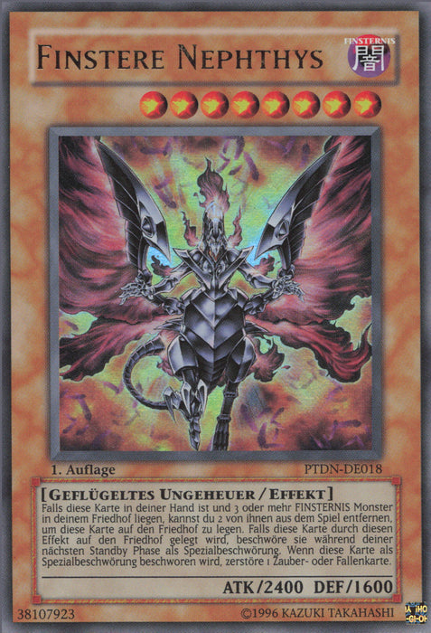 Finstere Nephthys (V.1) PTDN-DE018 Ultra Rare