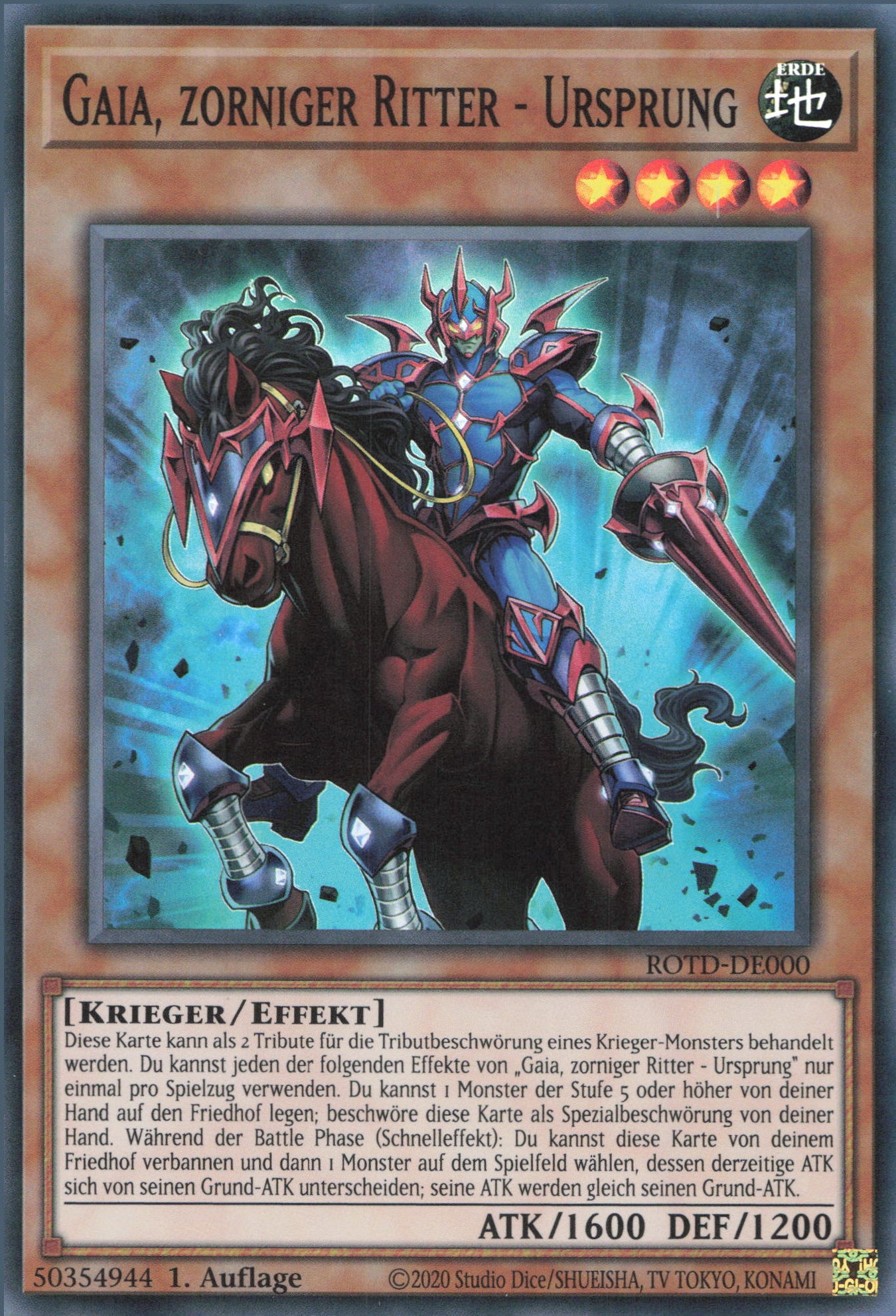Yu-Gi-Oh! Gaia, zorniger Ritter - Ursprung (V.1)