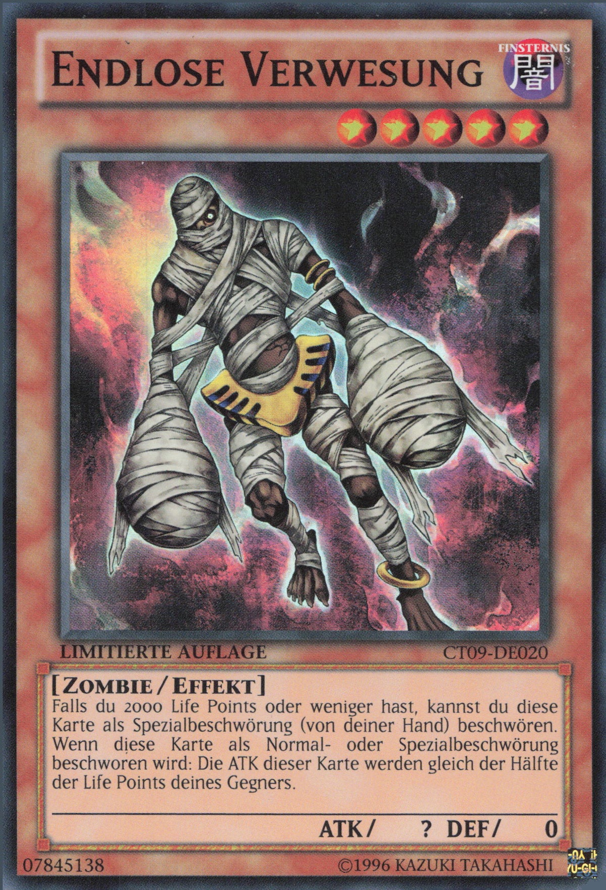 Yu-Gi-Oh! Karte „Aufziehbare Zenmaines“ (Super Rare) – CT09-EN008 Promo