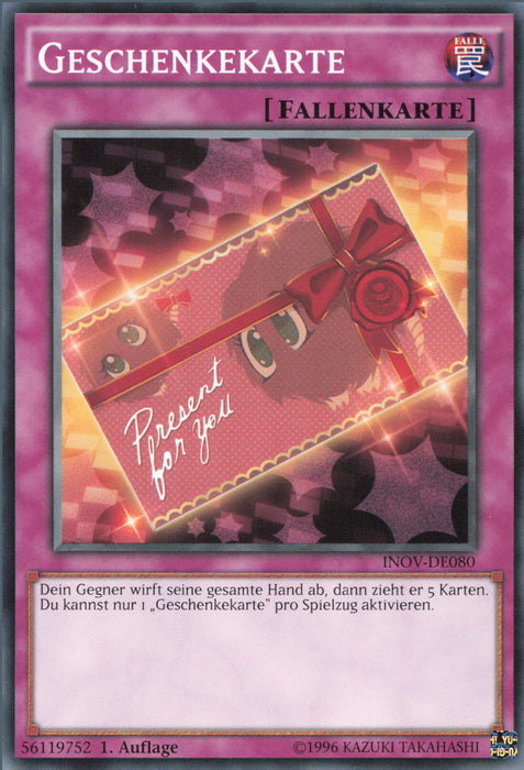 Geschenkekarte INOV-DE080 Common