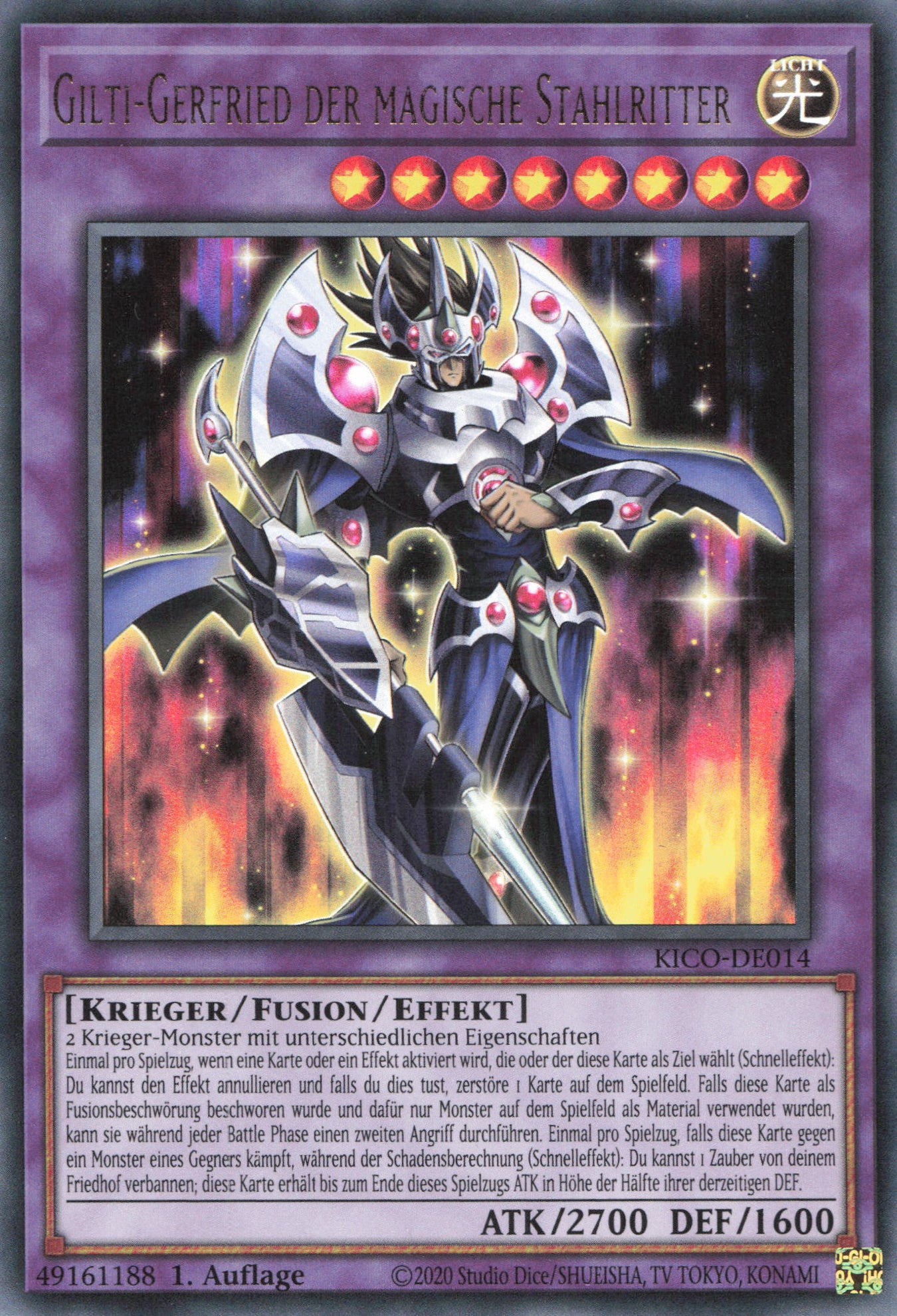 Yu-Gi-Oh! Gilti-Gerfried der magische Stahlritter (V.1)