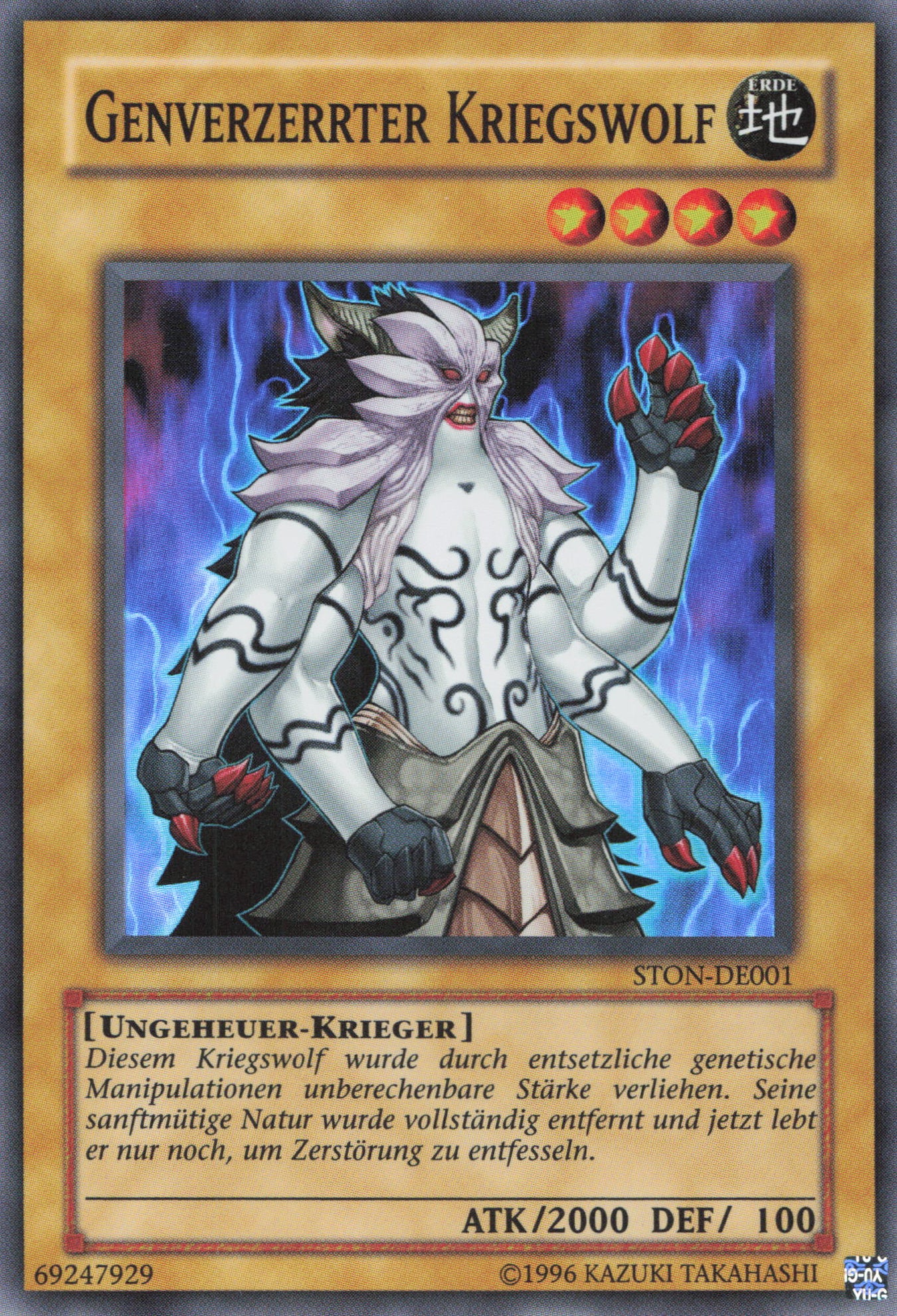 Yu-Gi-Oh! Genverzerrter Kriegswolf (V.1)
