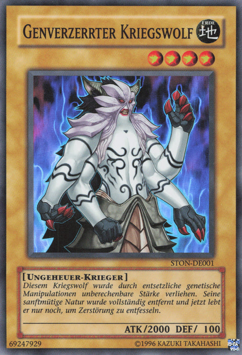 Genverzerrter Kriegswolf (V.1) STON-DE001 Super Rare