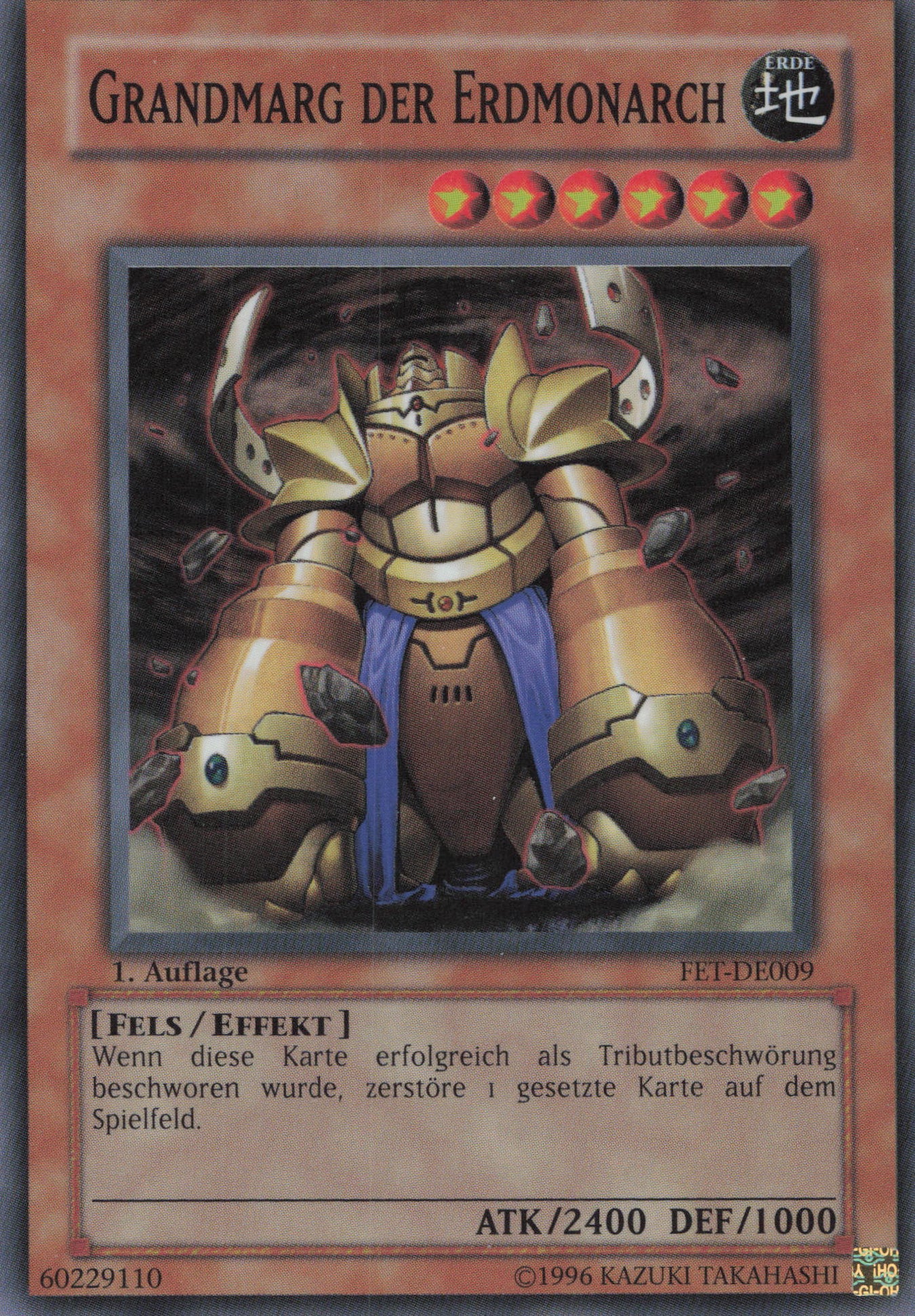 Yu-Gi-Oh! Grandmarg der Erdmonarch (V.1)