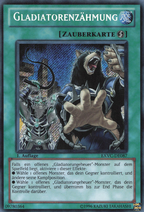 Gladiatorenzähmung EXVC-DE087 Secret Rare