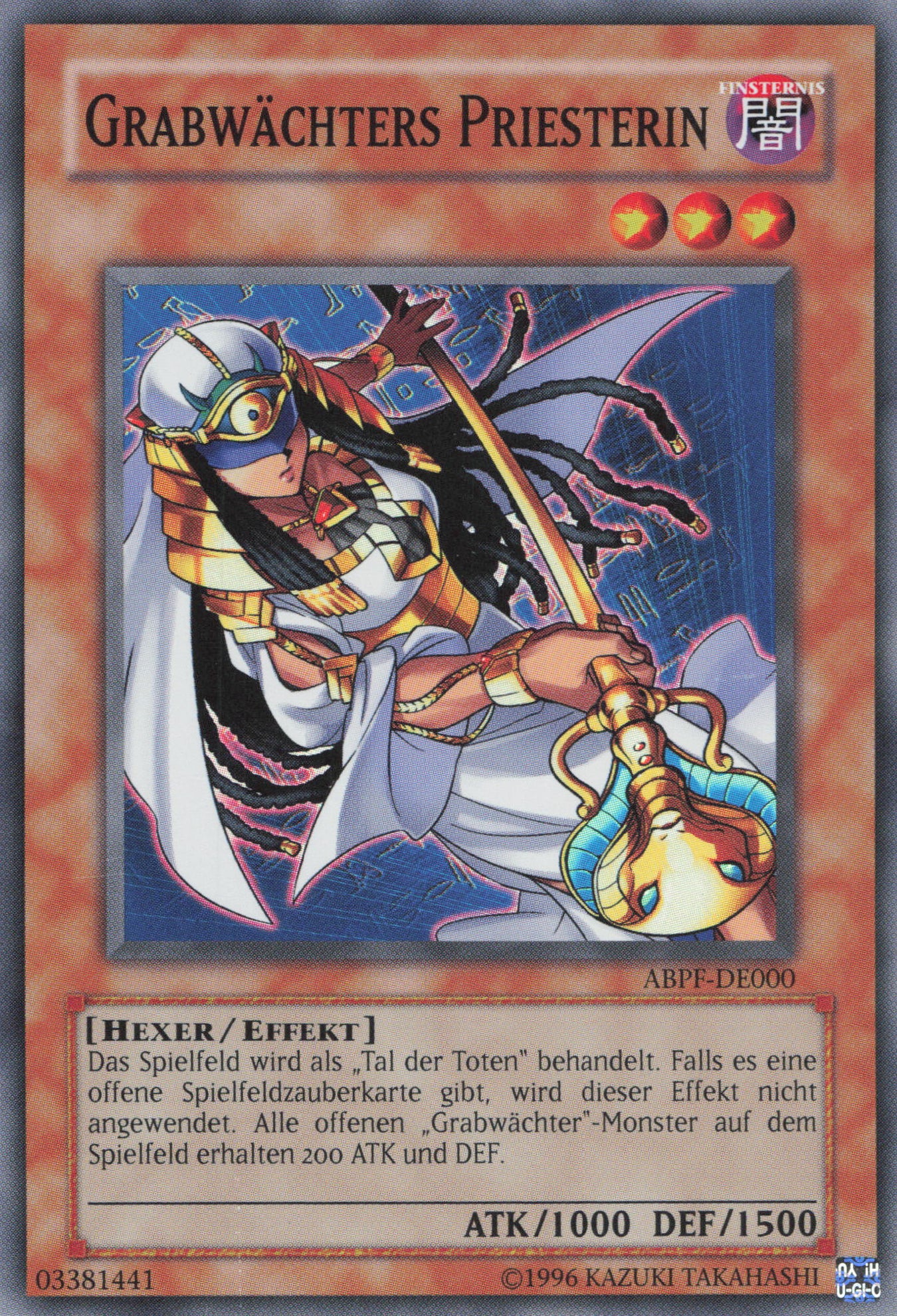 Yu-Gi-Oh! Grabwächters Priesterin (V.1)