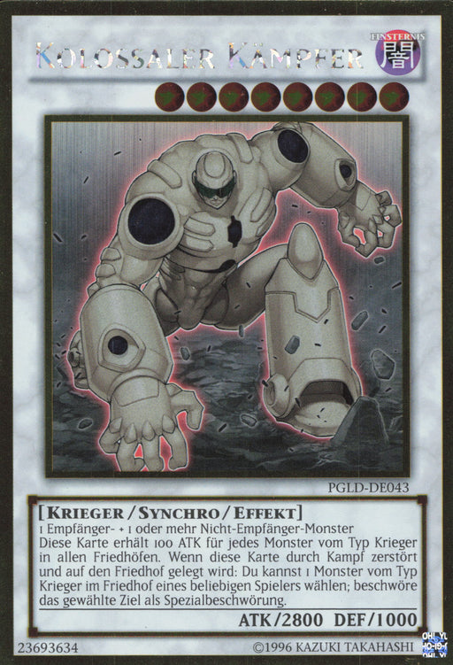 Yu-Gi-Oh! Colossal Fighter Super Rare Card - 5Ds Starter Deck 1st Edition