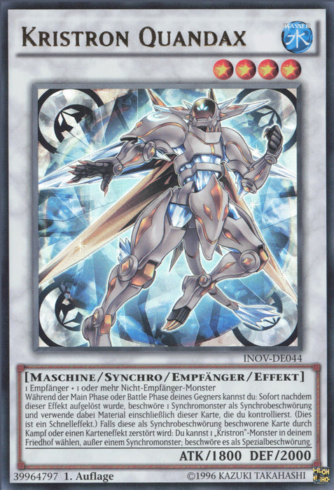 Kristron Quandax INOV-DE044 Ultra Rare