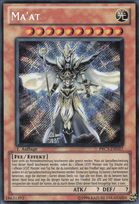 Ma'at PRC1-DE017 Secret Rare