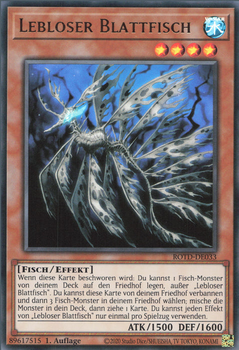 Lebloser Blattfisch ROTD-DE033 Ultra Rare