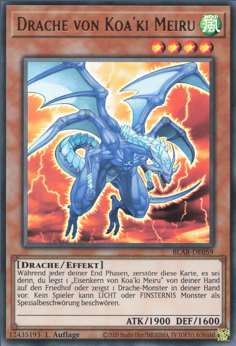 Drache von Koa'ki Meiru BLAR-DE059 Ultra Rare