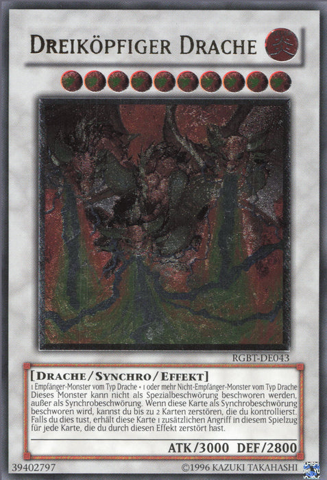 Dreiköpfiger Drache (V.2) RGBT-DE043 Ultimate Rare