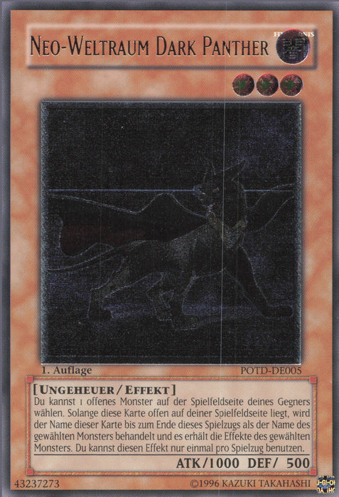 Neo-Weltraum Dark Panther (V.2) POTD-DE005 Ultimate Rare