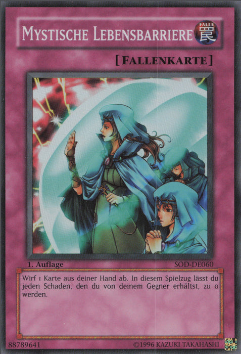 Mystische Lebensbarriere (V.1) SOD-DE060 Super Rare